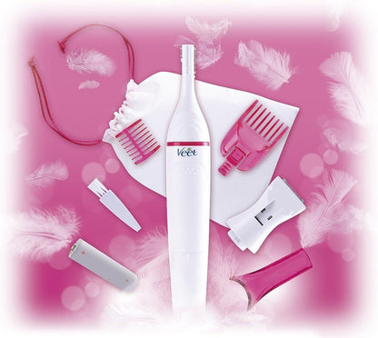 Coffret Épilateur Veet : Pour maillot, sourcils, visage, aisselles ...